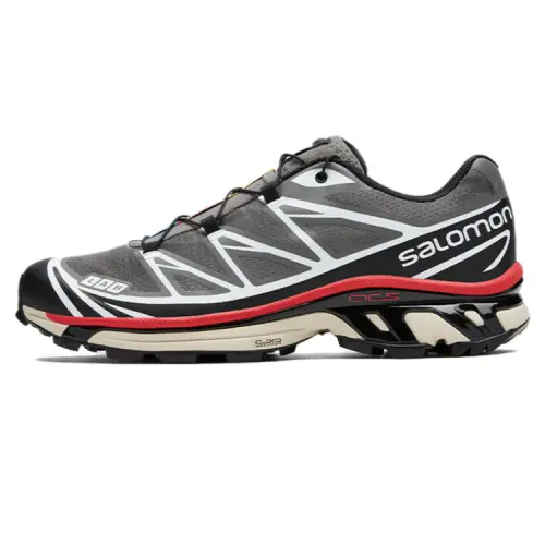 SALOMON XT 6 'Pewter Black Aurora Red'