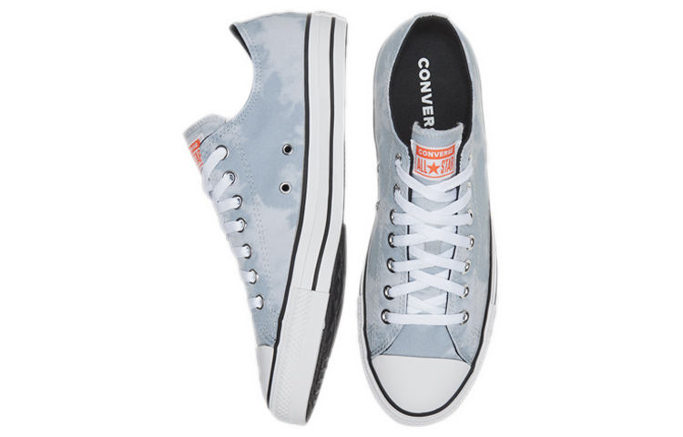 Кеды Converse Chuck Taylor All Star Ox (сине-белые) — Синий / белый — фото 3