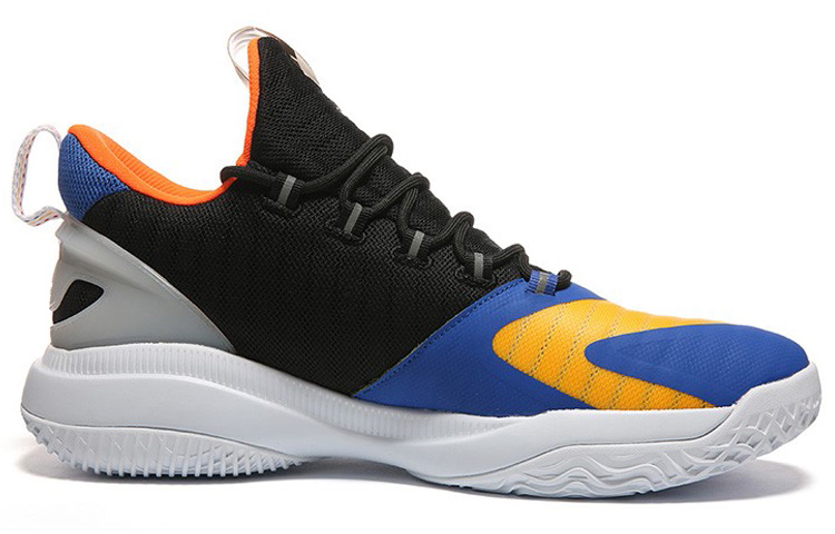 PEAK Parker Cavalry Basketball Shoes Men’s Low Top White/Yellow/Blue