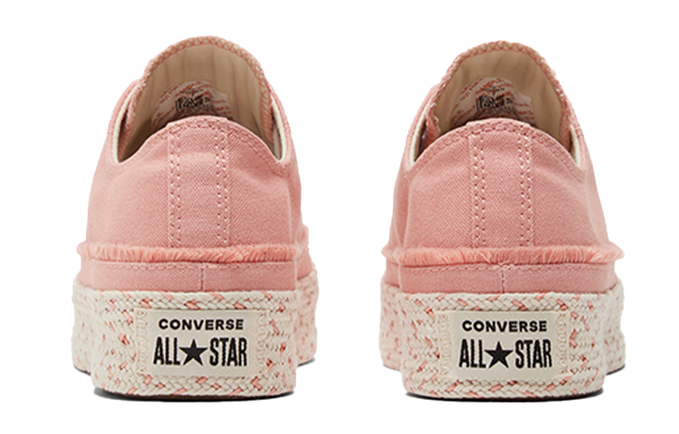 Женские кеды Converse Chuck Taylor All Star (белый) — Розовый — фото 3