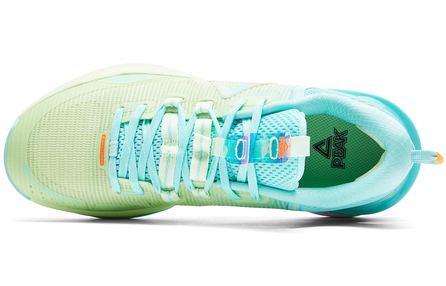 PEAK Basketball Shoes Men’s Low Top Green