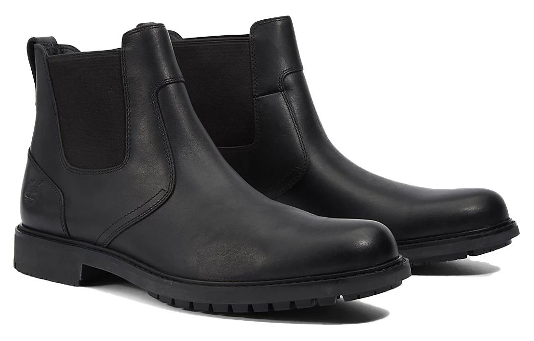 Timberland Stormbucks Ankle Length Chelsea Boots Men's Black