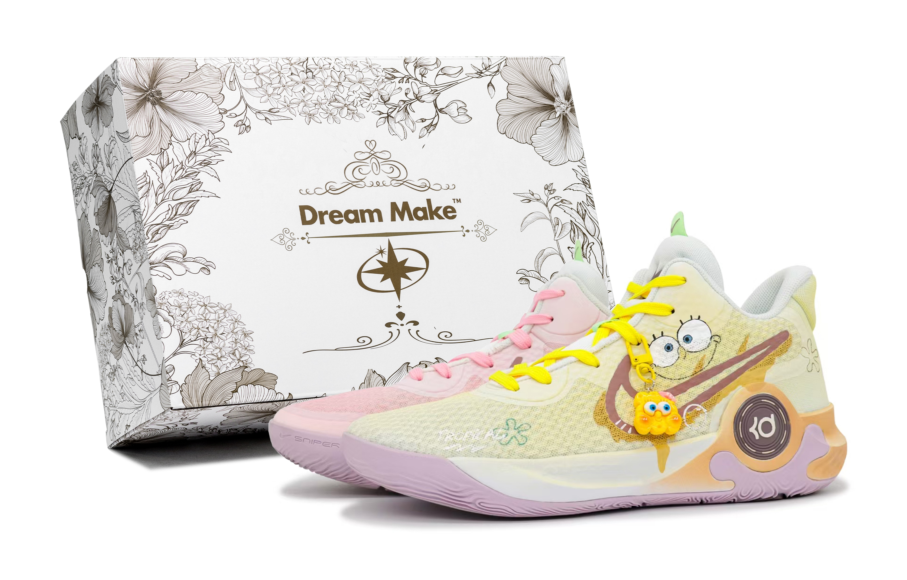 Nike KD Trey 5 IX The Crab Boss’s Treasure Cushioning Slip Resistant Abrasion Resistant Impact Resistant