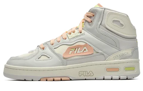 FILA FUSION Teratach Mid top Vintage Basketball Shoes Women's Antique White