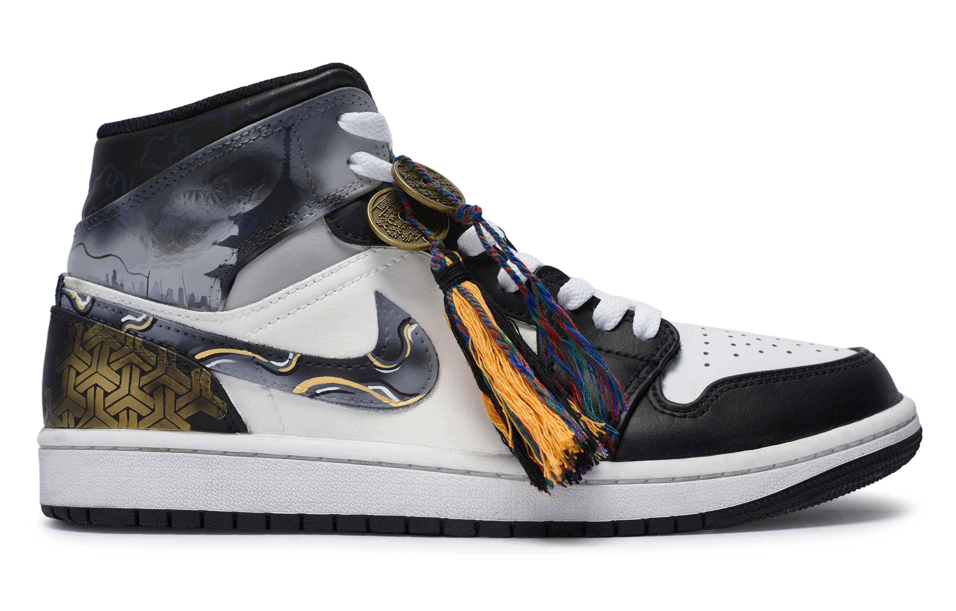 Jordan Air Jordan 1 811 Manufacturing, Poetry Collection, The Governor’s Journey To Yanmen Pass Mid top