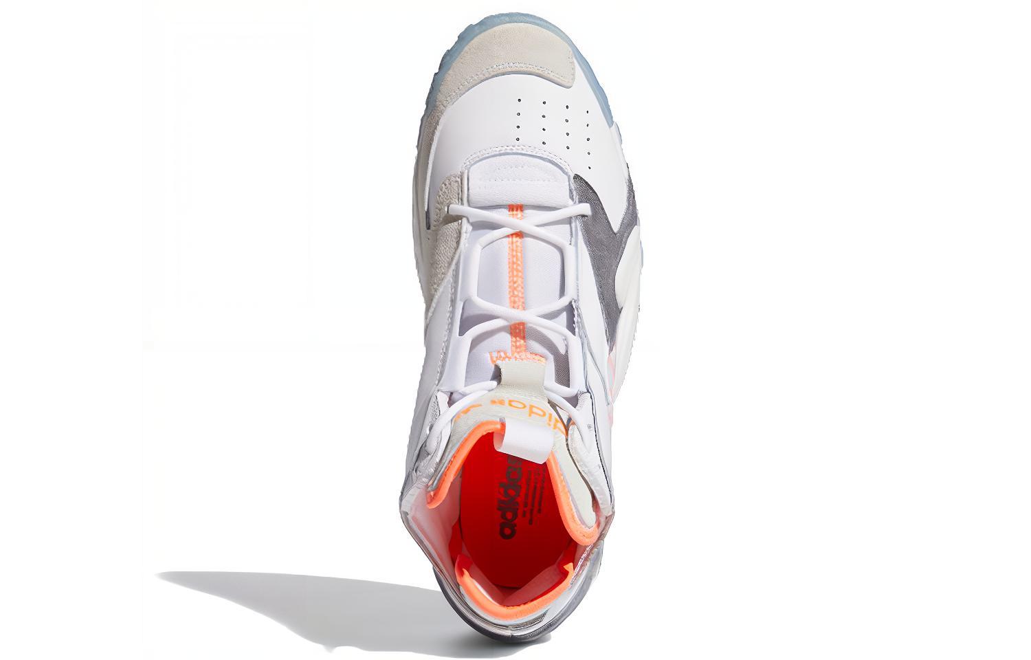 Баскетбольные кроссовки adidas originals Streetball (бело-серо-красные) — фото 4