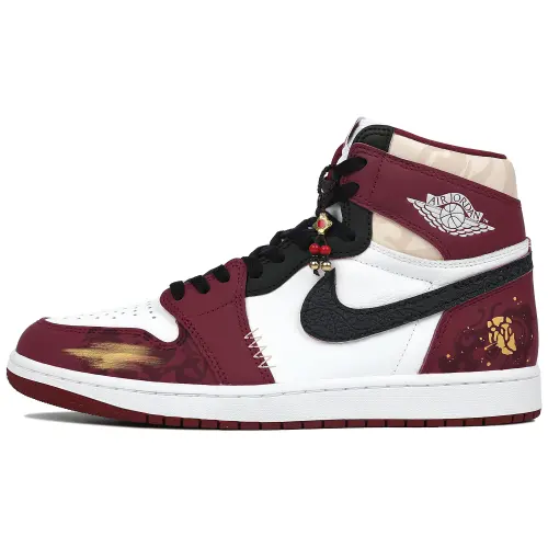 Jordan Air Jordan 1 Lightweight Abrasion Resistant Lightweight Abrasion Resistant High top Vintage Basketball Shoes