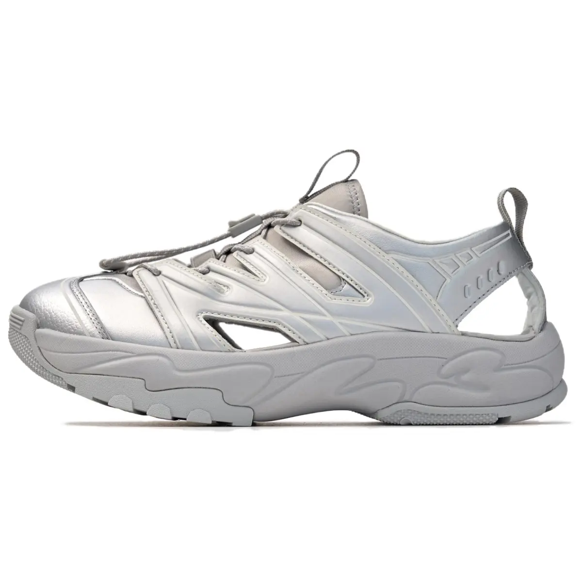 MLB New York Yankees Slip Resistant And Breathable River Trekking Shoes Unisex Silver Gray
