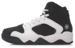 Li Ning Retro 90 II Basketball Shoes Women's High Top Black/White