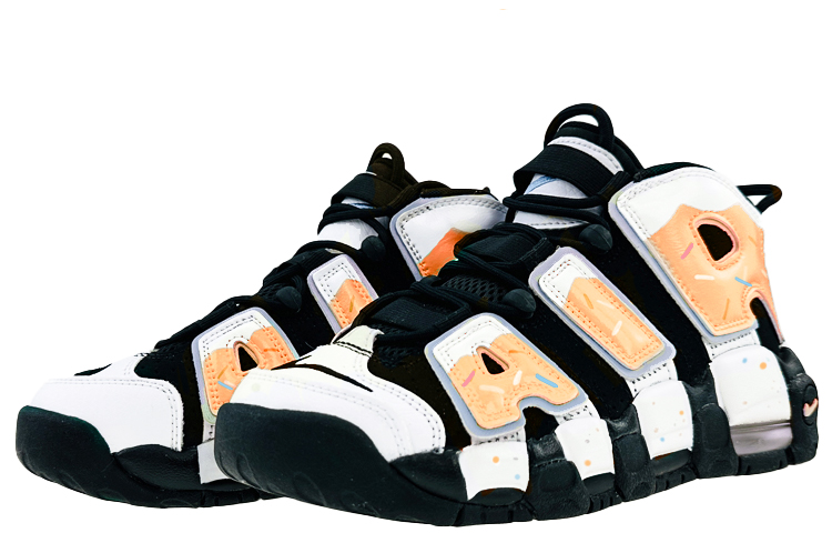 Nike Air More Uptempo Mid top Vintage Basketball Shoes GS Macaron Orange