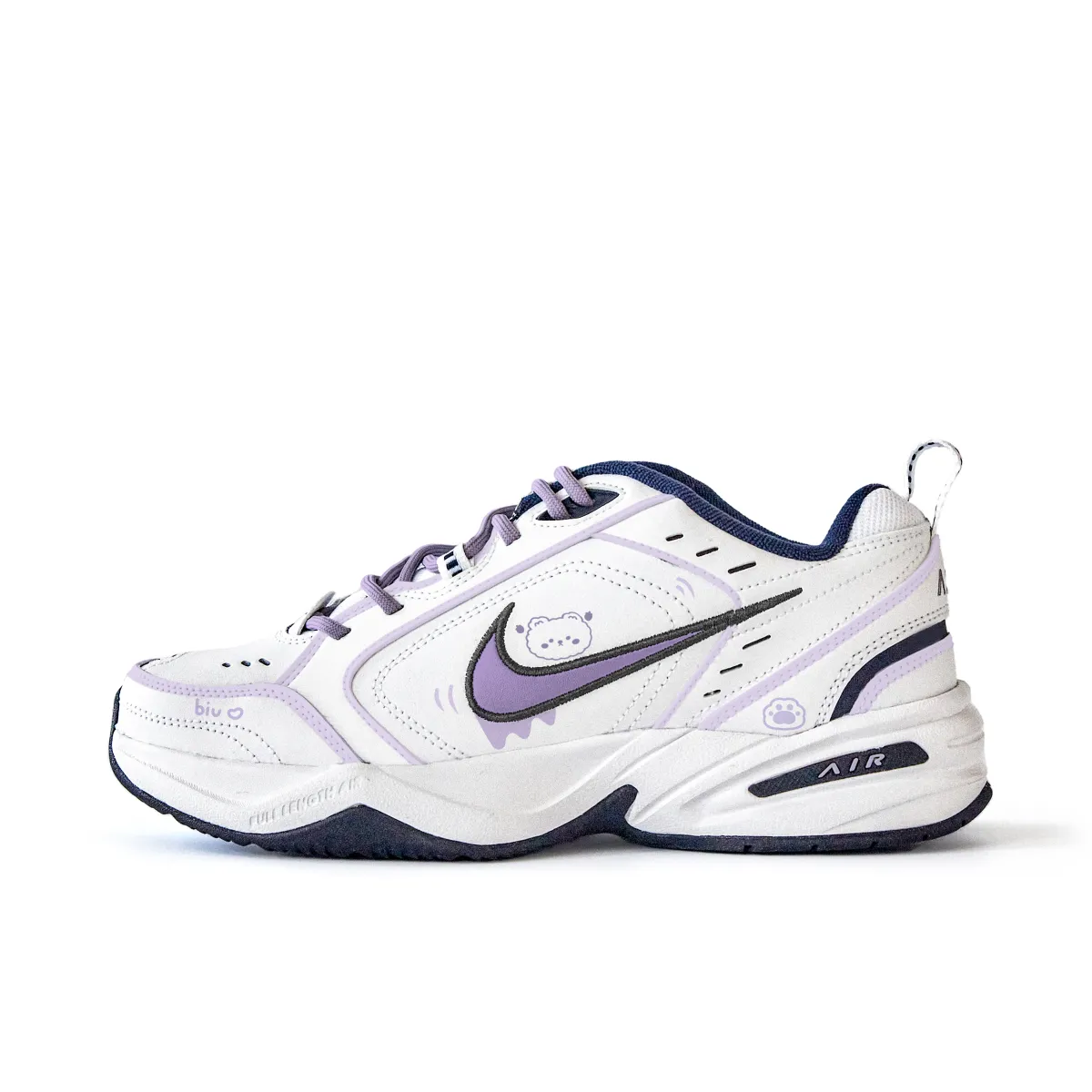 Nike Air Monarch 4 Slip Resistant Abrasion Resistant Slip Resistant Abrasion Resistant Low top Chunky Sneakers Unisex