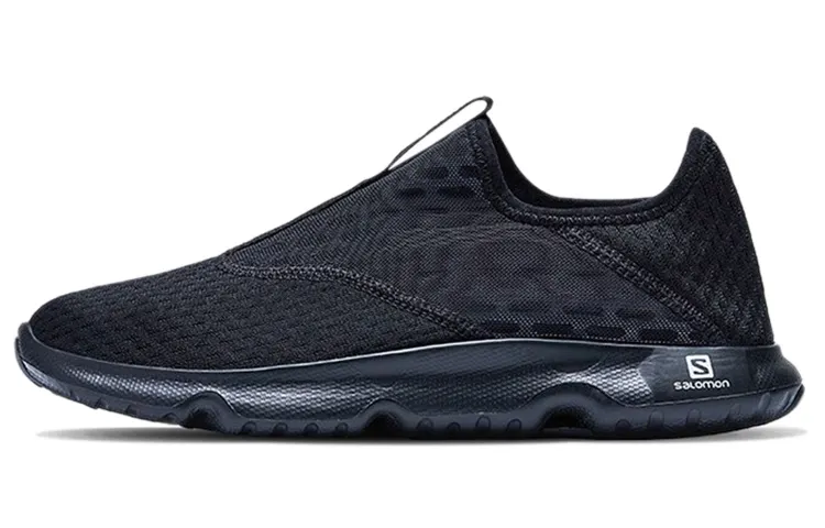SALOMON Reelax Moc 5.0 W Mesh Round Tip Breathable And Lightweight Low top Running Shoes Women's Black