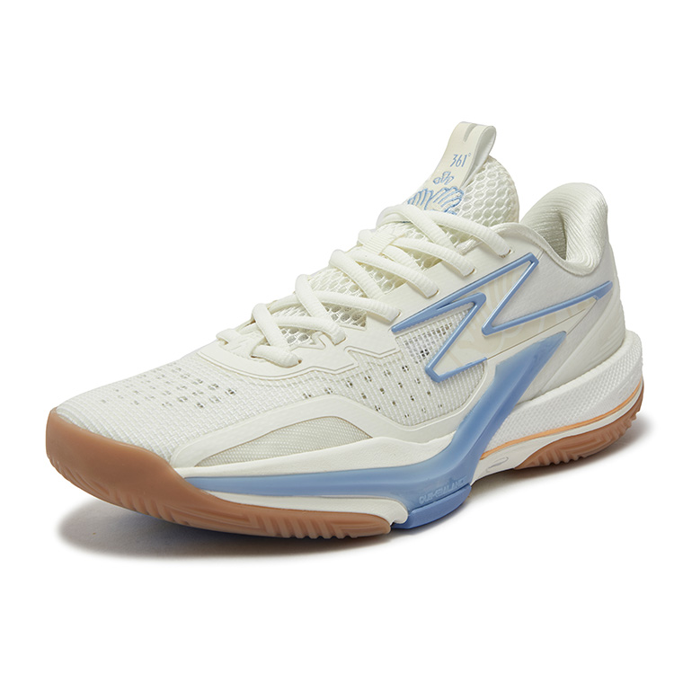 361° BIG3 6.0 Cushioning Slip Resistant Abrasion Resistant Coverage Low top Basketball Shoes Men’s White Blue