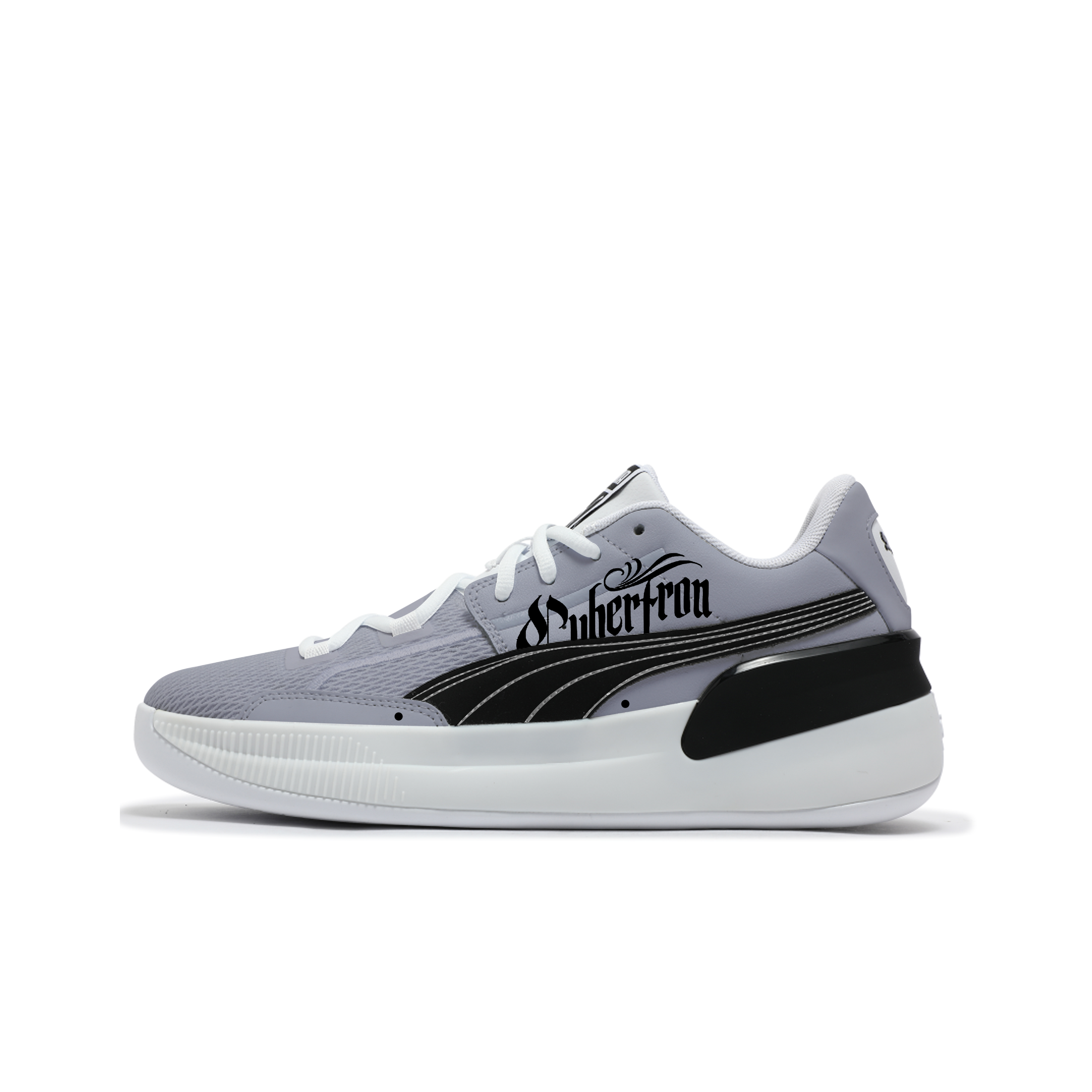 PUMA Clyde Hardwood Team Abrasion Resistant Low top Basketball Shoes Unisex