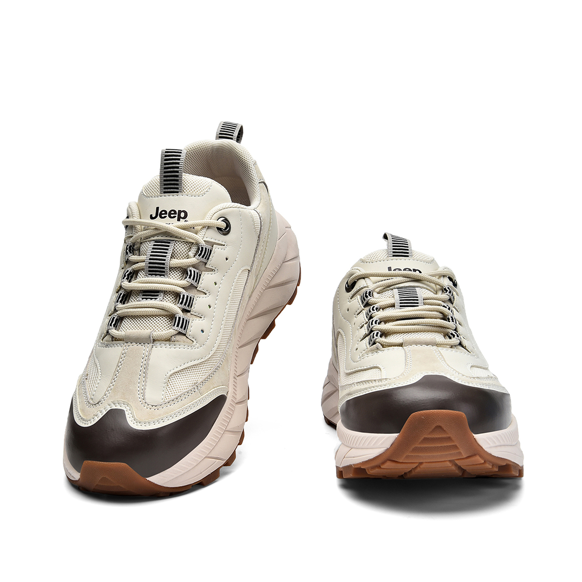 Jeep Cushioning Abrasion Resistant Breathable Low top Mountaineering Shoes Men’s Sand