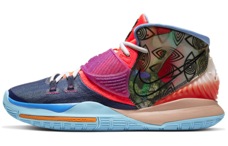 Кроссовки Nike Nike Kyrie 6 Pre-Heat "Heal The World" 6 (синий / фиолетовый)