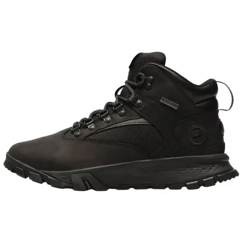 Timberland Mount Lincoln Slip Resistant Abrasion Resistant Mid top Mountaineering Shoes Men's Black