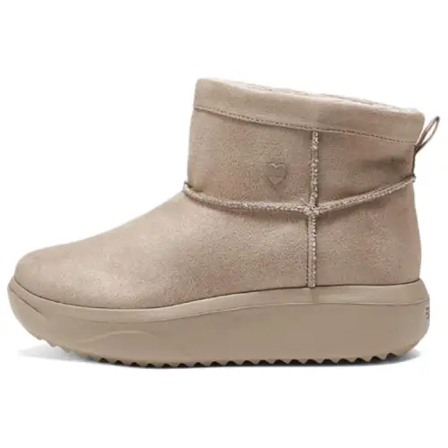 Skechers Pop Ups Short Snow Boots Women's Taupe