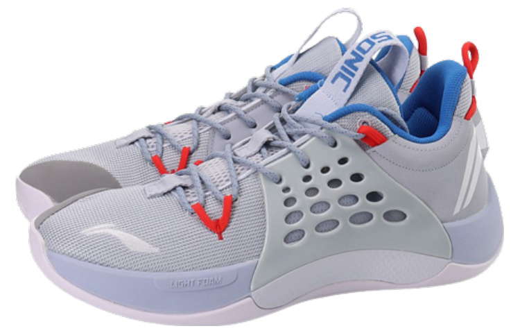 Li Ning SONIC 7 Low Textile, Synthetic Leather, TPU Cushioning Slip Resistant Abrasion Resistant Coverage Support