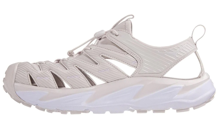 HOKA ONE ONE Hopara series Hopara cushioning camping hiking river sandals women's cloud white