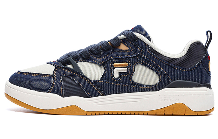 FILA FUSION Smash Low top Vintage Basketball Shoes Men’s Blue White