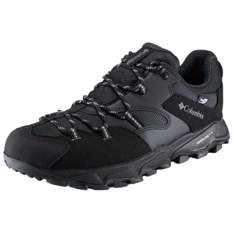 Columbia Waterproof Support Low top Mountaineering Shoes Men’s Black Wide Fit