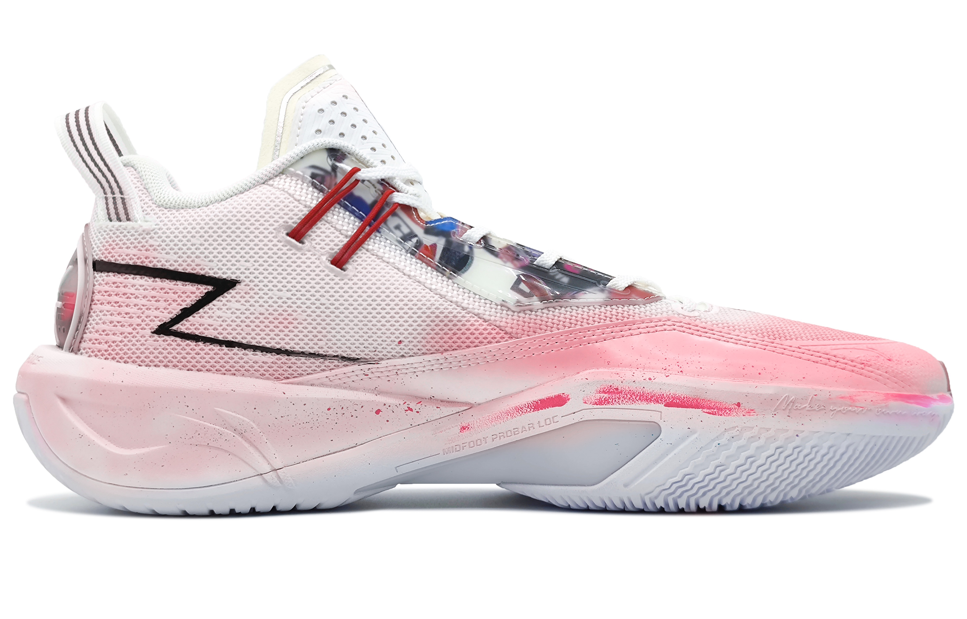 Li Ning Fission 9 Basketball Shoes Men’s Low Top Pink