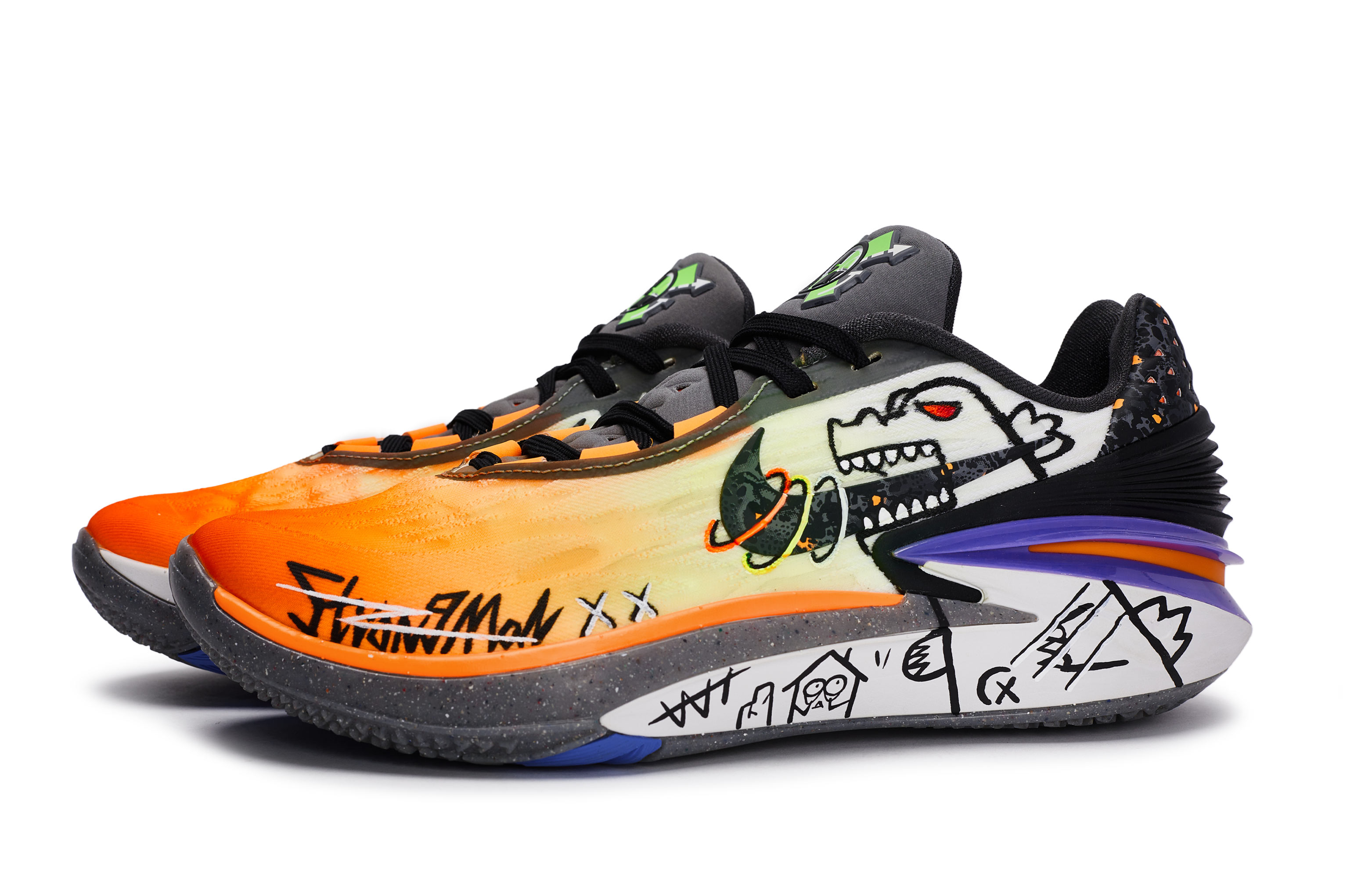 Nike Air Zoom G.T. Cut 2 811 Manufacturing, Undefeated Distressed King, Special Shoe Box