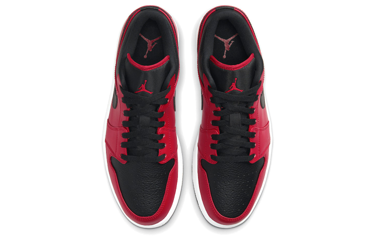 Air Jordan 1 Low ‘Reverse Bred Pebbled Swoosh’