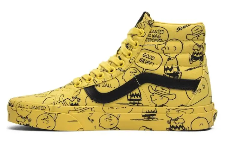 Sk8 Peanuts x Sk8 Vans-Hi 'Charlie Brown Maize'