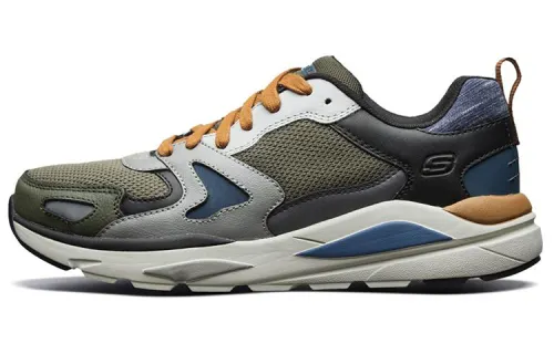 Skechers Verrado Mesh Athleisure Low top Chunky Sneakers Men's Gray Green