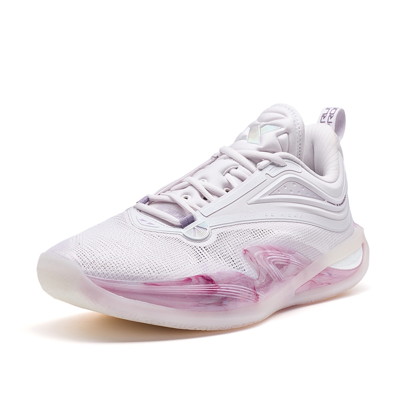 XTEP Zhang Zhenlin 1st Generation Basketball Shoes Men’s Low Top Miao Purple