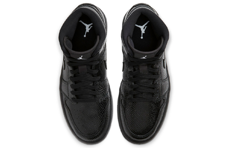 Jordan 1 Mid Black Snakeskin Women’s