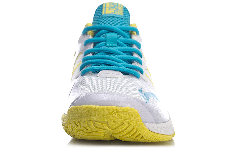 Li Ning Gyrfalcon 4 Slip Resistant And Breathable Low top Badminton Shoes Women’s White Yellow