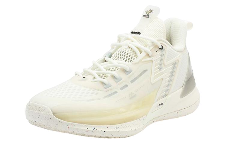 361° Big3 4.0 SWITCH M1RO Cushioning Slip Resistant Abrasion Resistant Low top Performance Basketball Shoes Men’s White