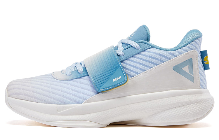 PEAK Serpent Cushioning Rebound Cushioning Rebound Low top Basketball Shoes Men’s Blue White
