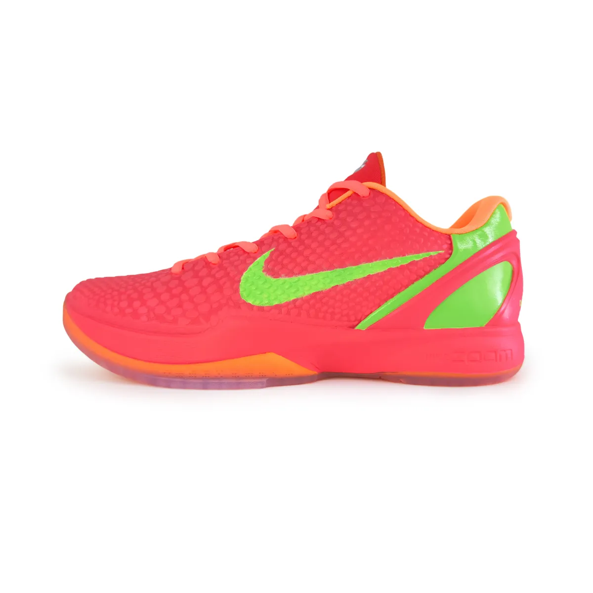 Nike Zoom Kobe 6 Protro'Total Orange' Enchanted Red Abrasion Resistant Low top Basketball Shoes Unisex Red Green