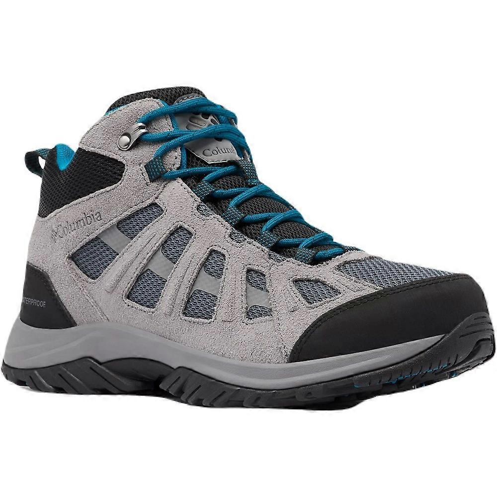 Columbia Redmond 3 Slip Resistant Mid top Hiking Shoes Men’s Gray Black