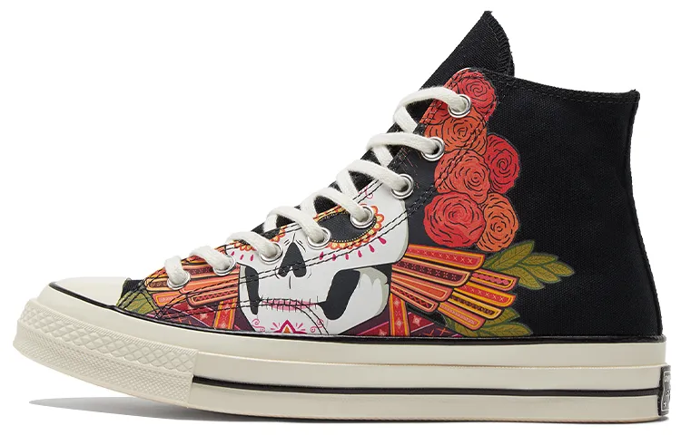 Chuck 70 Converse High 'Dia de los Muertos - Black'