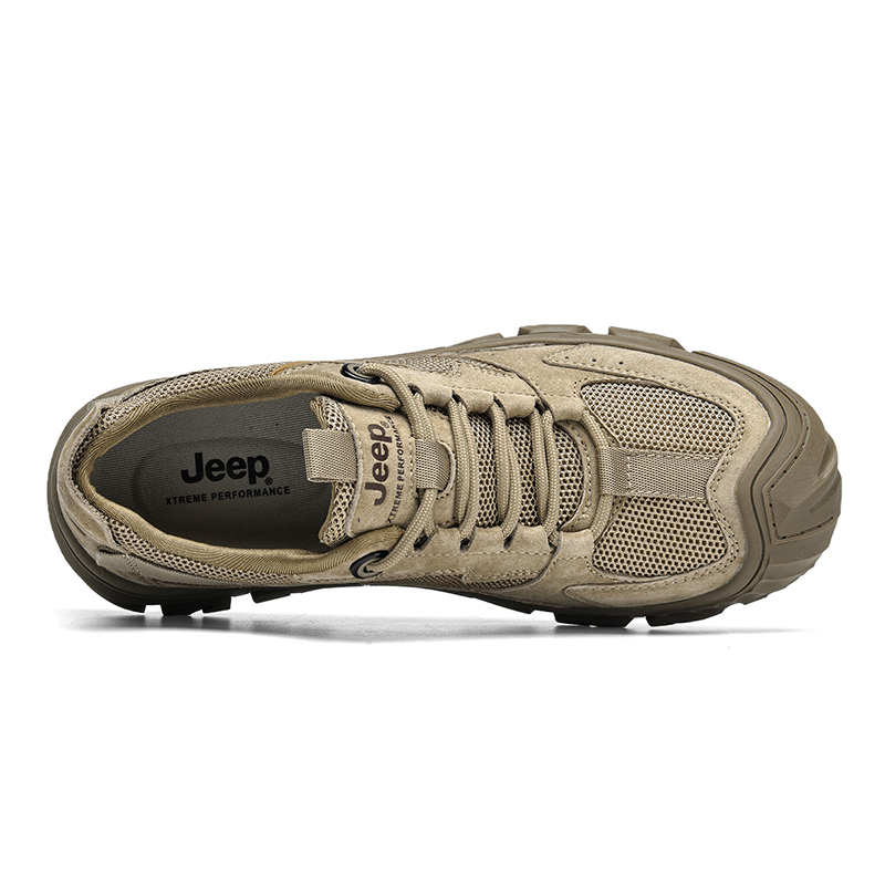 Jeep Outdoor Shoes Mountaineering Hiking Shoes Women’s Camel