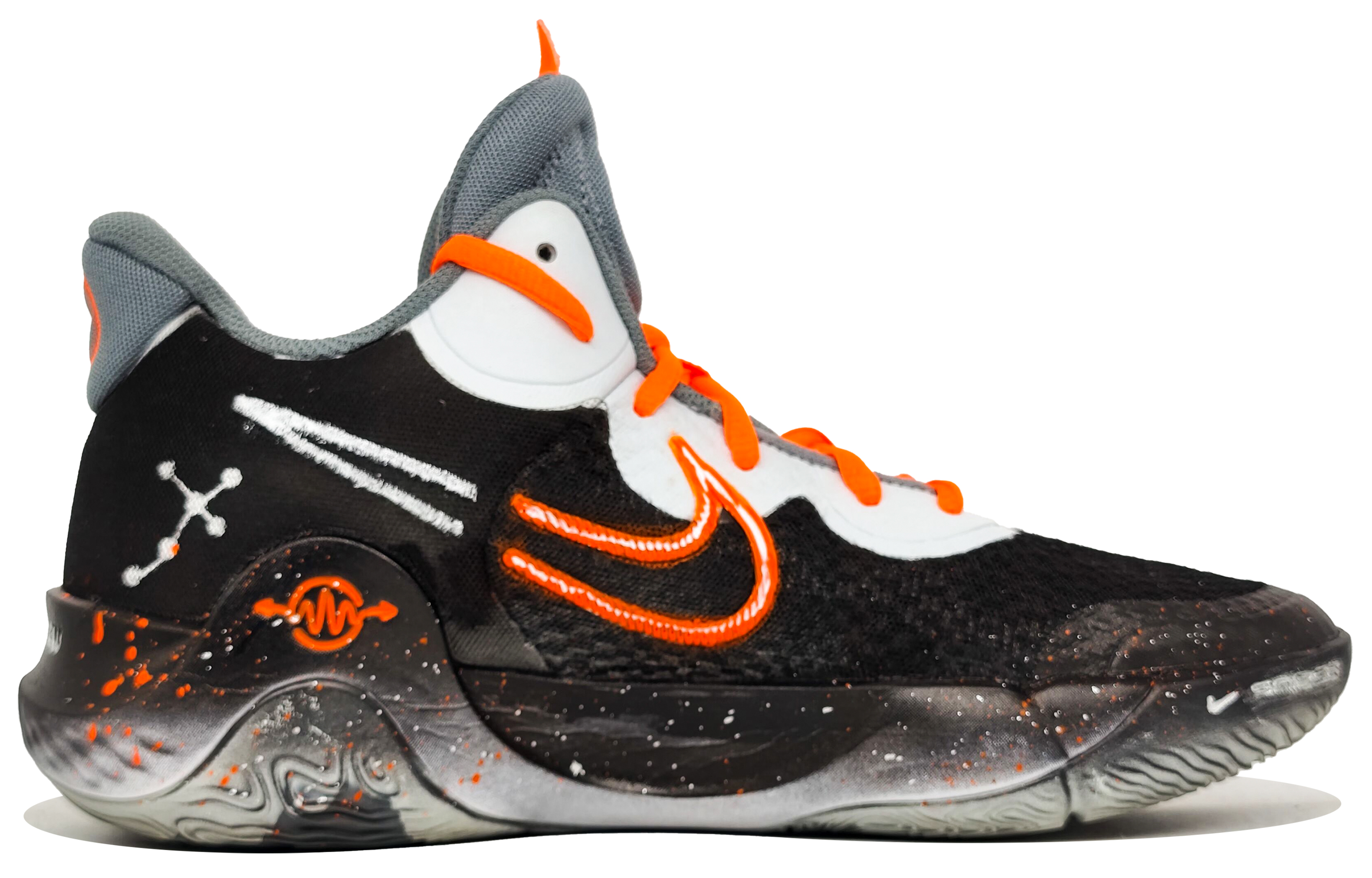 Nike KD Trey 5 IX Mid top Basketball Shoes Unisex Sun Orange