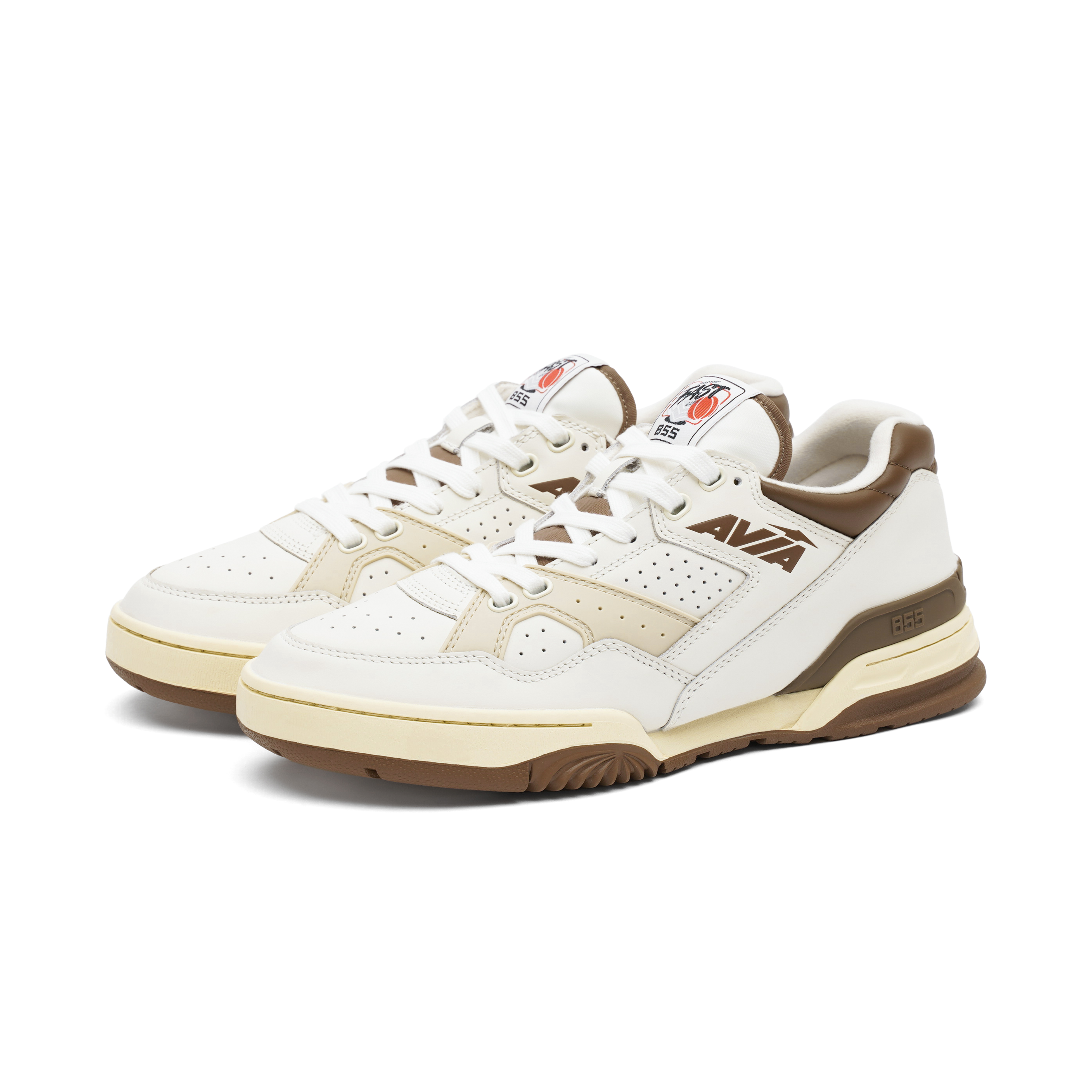 AVIA 855 Low top Vintage Basketball Shoes Men’s Beige Brown