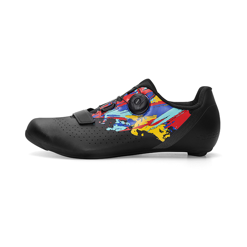 SANTIC Impact Resistant Support Abrasion Resistant Lightweight Slip Resistant Low top Cycling Shoes Unisex