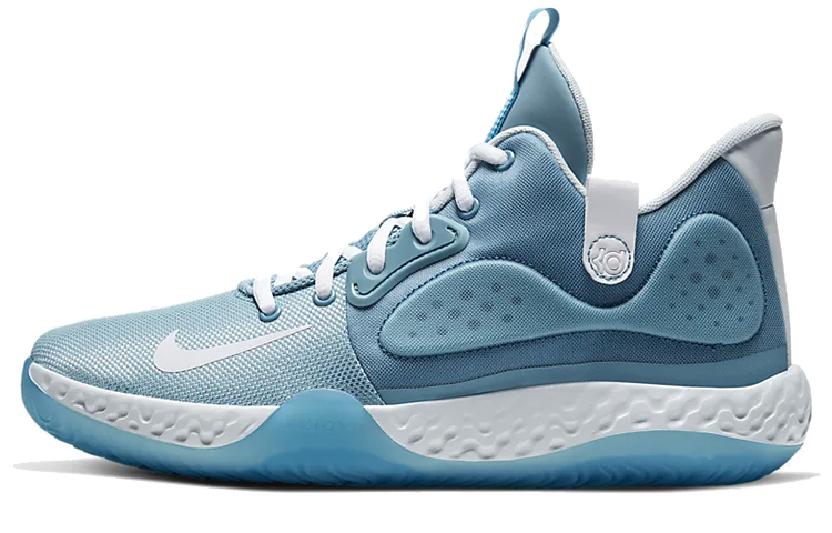 Nike KD Trey 5 VII mesh fabric Durant shock-absorbing wrapping low-top retro basketball shoes men and women same style ice blue foreign version