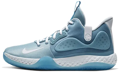 Nike KD Trey 5 VII mesh fabric Durant shock-absorbing wrapping low-top retro basketball shoes men and women same style ice blue foreign version