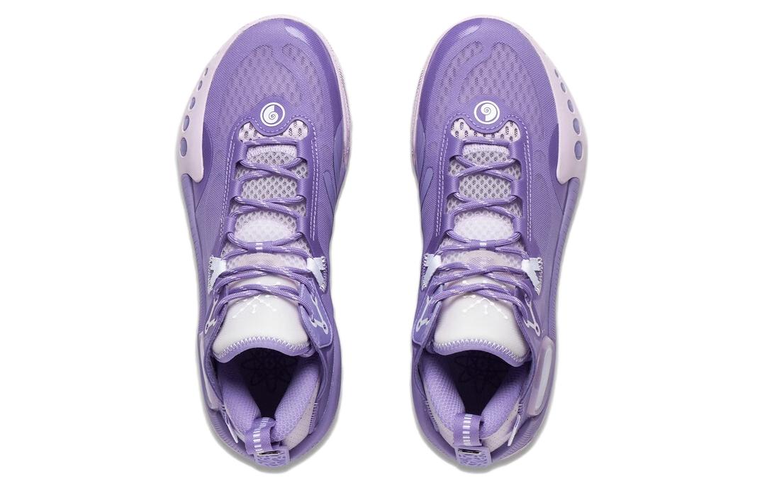 Li Ning Wade Shadow 3 Cushioning Slip Resistant Abrasion Resistant Low top Basketball Shoes Men’s Dusty Purple