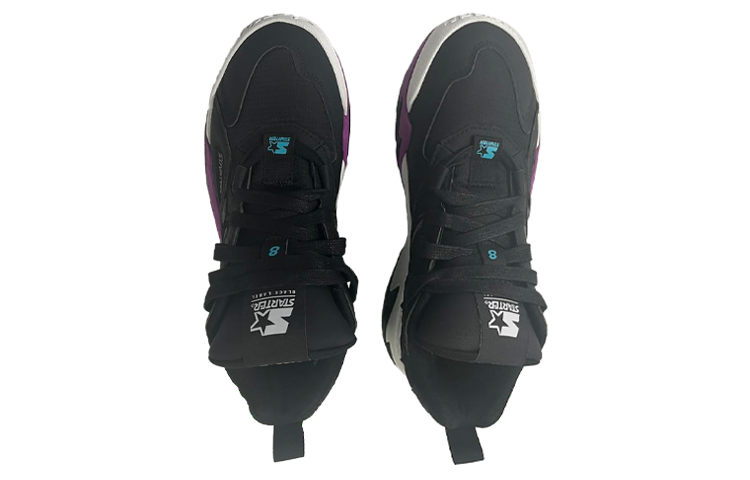 STARTER Slip Resistant Abrasion Resistant Low top Basketball Shoes Men’s Black