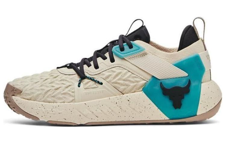 Мужские кроссовки Under Armour Project Rock 6 (серо-розовые)
