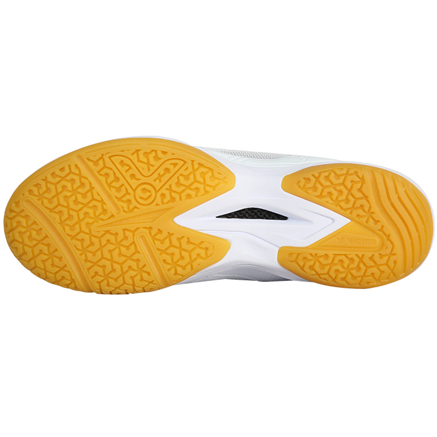 VICTOR Cushioning Abrasion Resistant Coverage Low top Badminton Shoes Unisex Pearl White