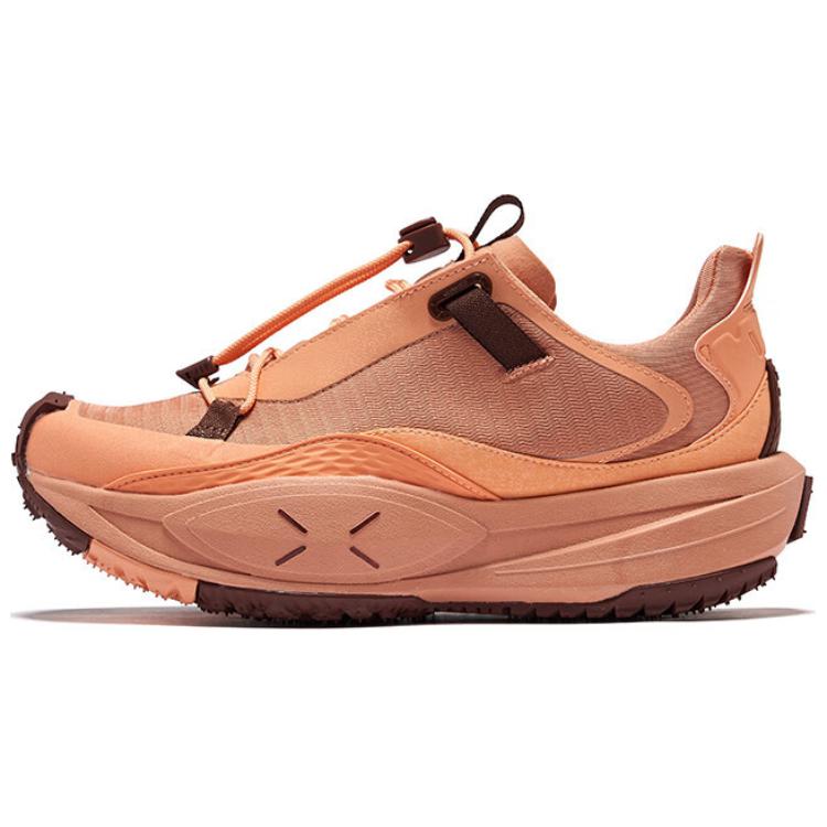Erke Mountain View V2 Rebound Low top Hiking Shoes Women’s Coral Orange Dan Orange